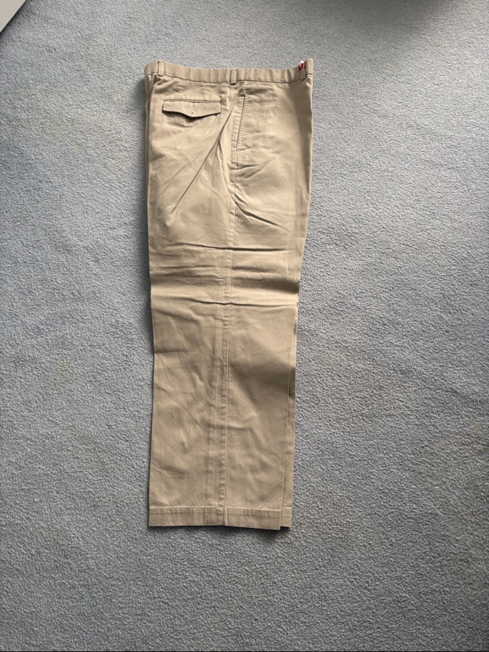 Men's Khaki Chino Pants - Slim Straight Fit